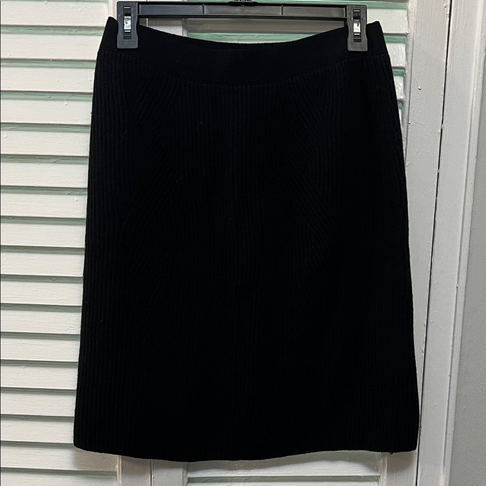 Sonia Rykiel Elegant Wool Knit Black Women's Skirt size 40IT/4-6US
